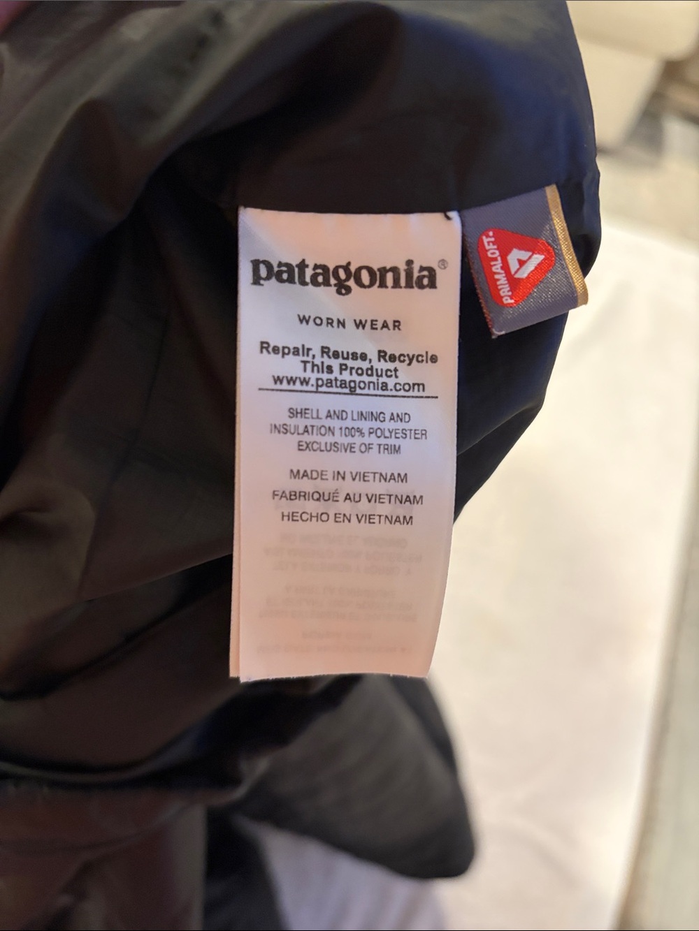 Patagonia Men’s Black Quilted Puffer Jacket-men’s XXL - Picture 5 of 6